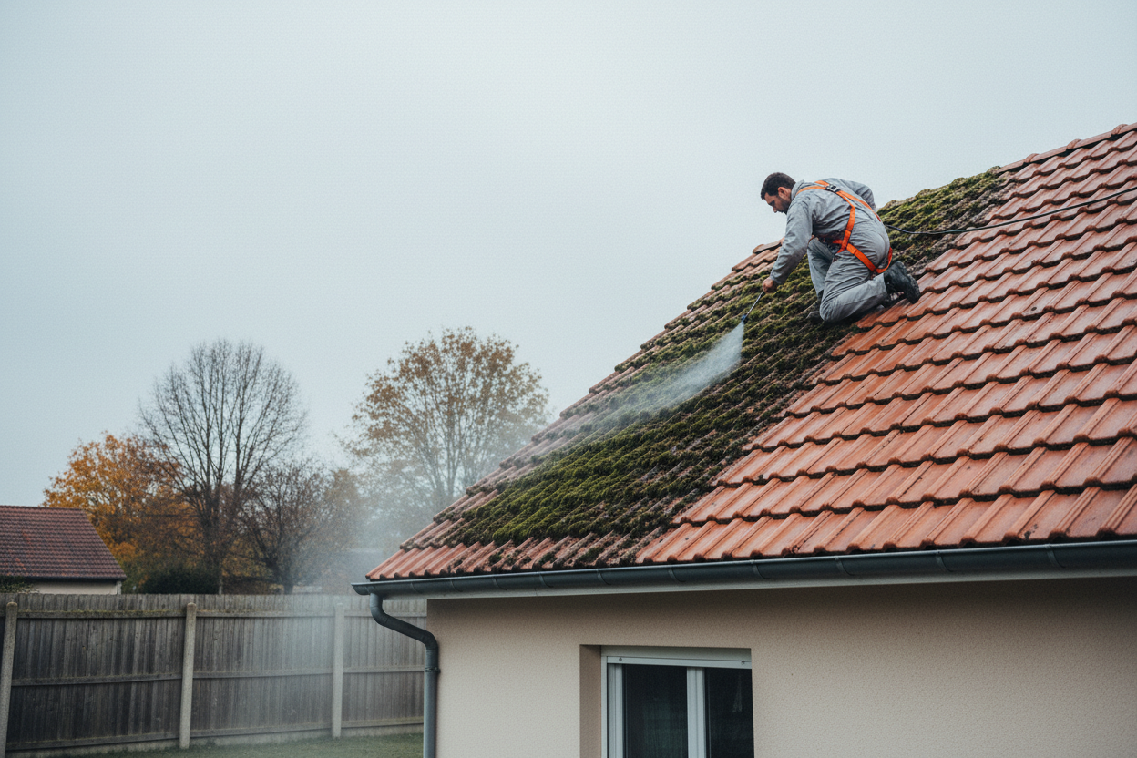 Démoussage et Nettoyage de Toiture à Metz