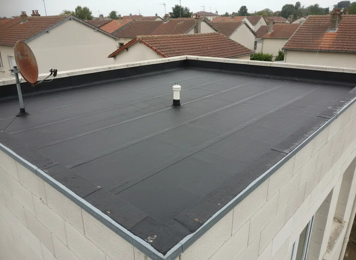 Étanchéité toiture terrasse : résultat après intervention à Thionville